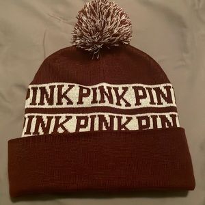 VS pink beanie